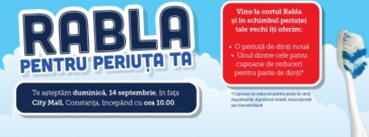 Constănţenii primesc gratuit periuţe de dinţi noi, în schimbul celor uzate